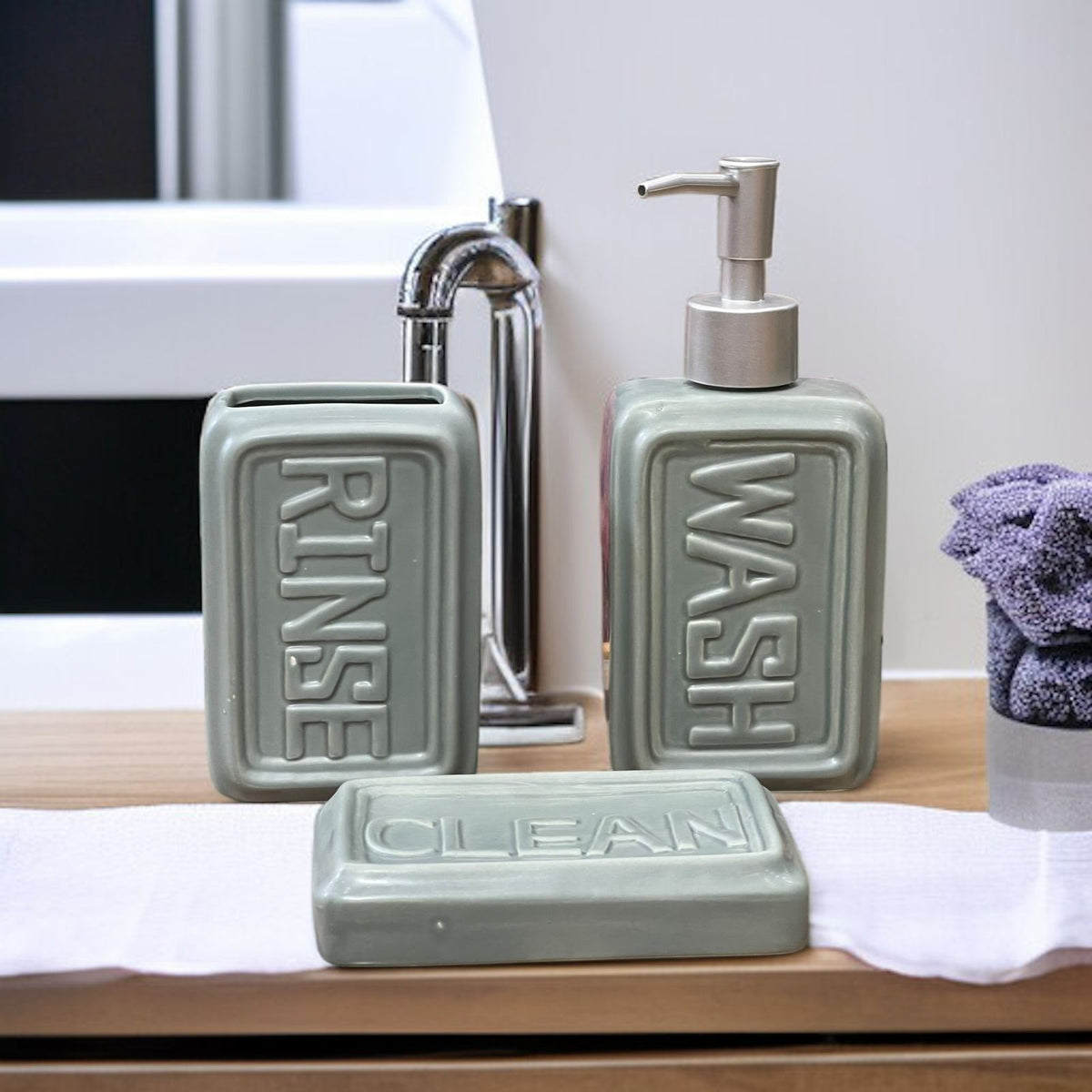 Bathroom Set 4pcs