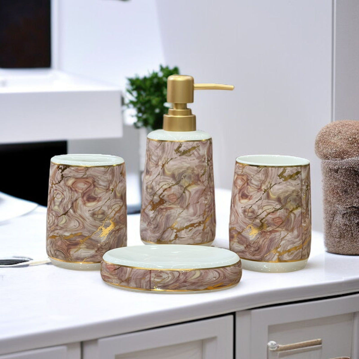 Bathroom Set 4 pc