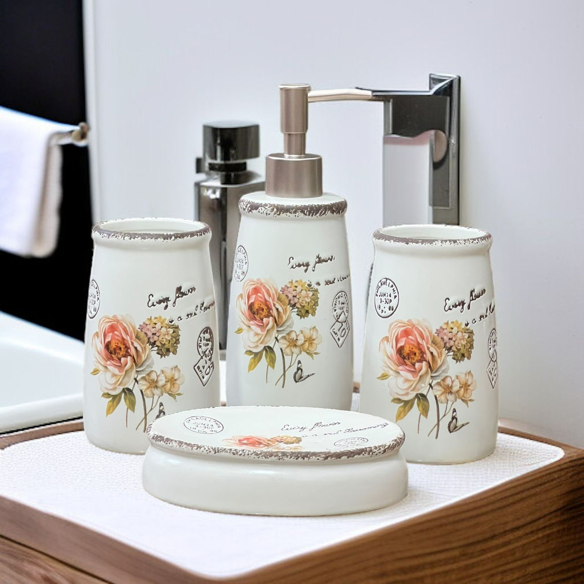 Bathroom Set 4pcs