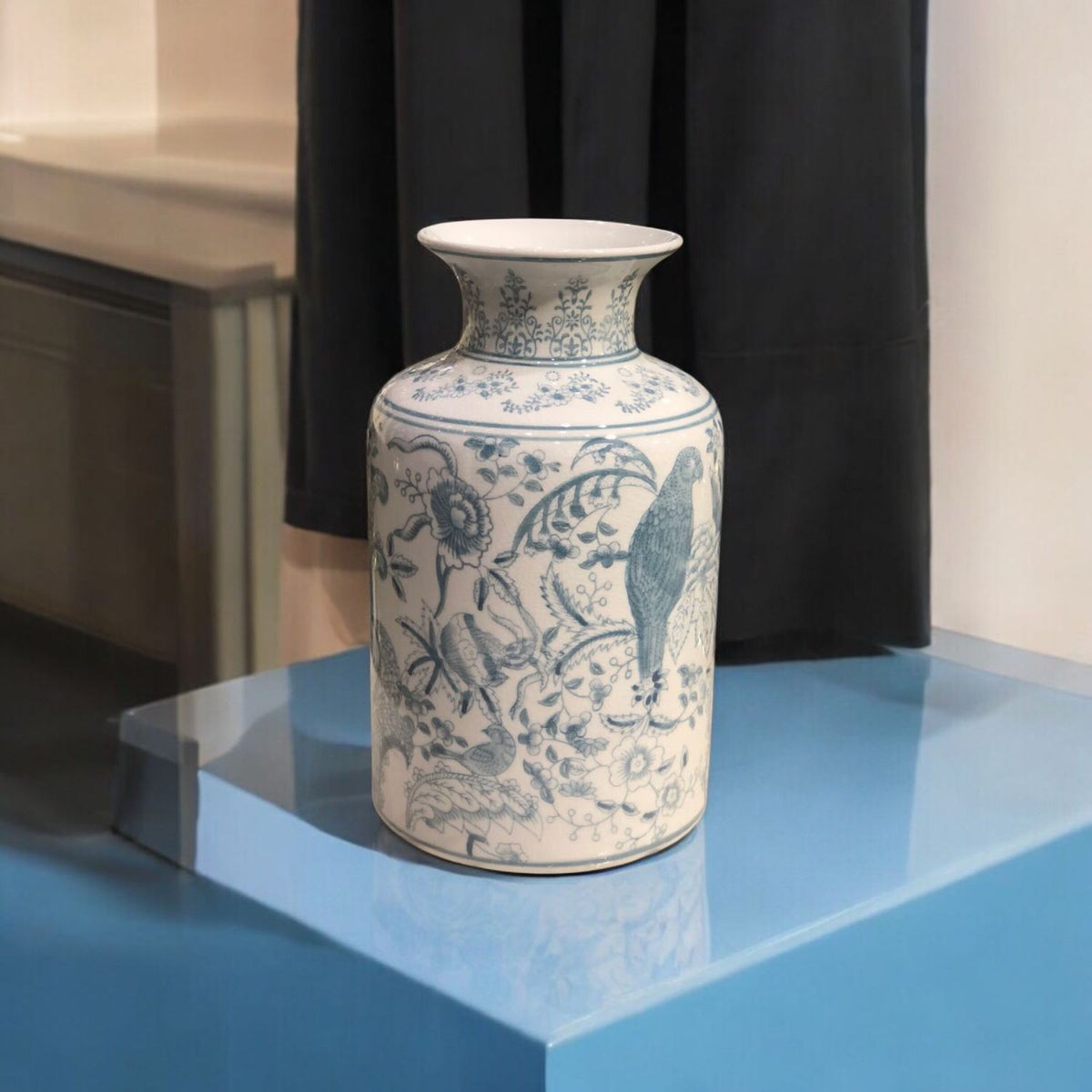 Blue Pottery Vase (small)