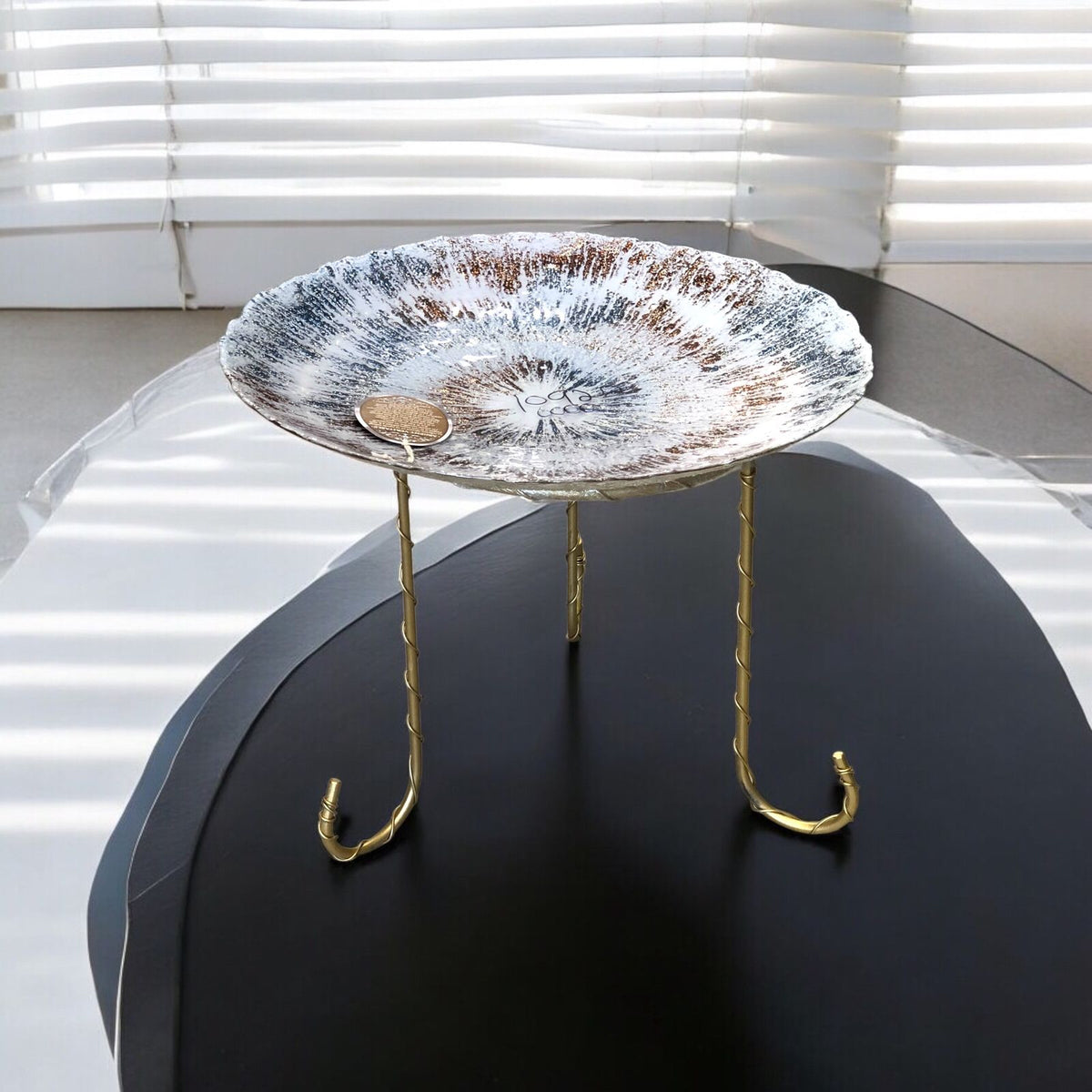 Flat Turkish Platter with stand