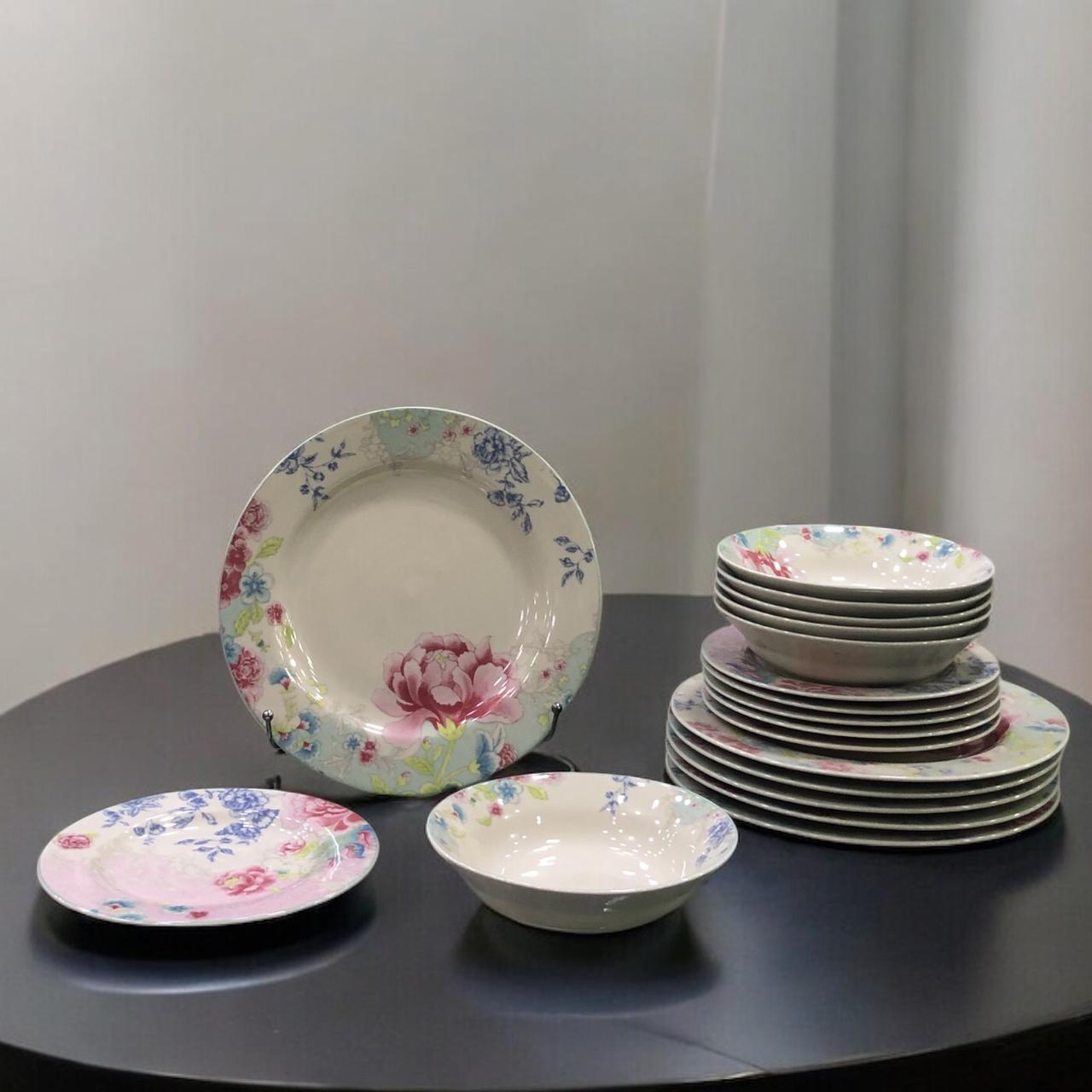 White House Plate Set 18pcs