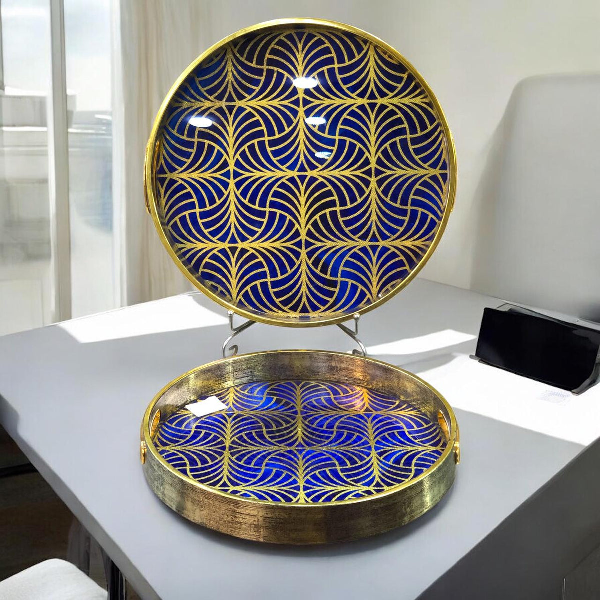 Italian Tray Set 2pc