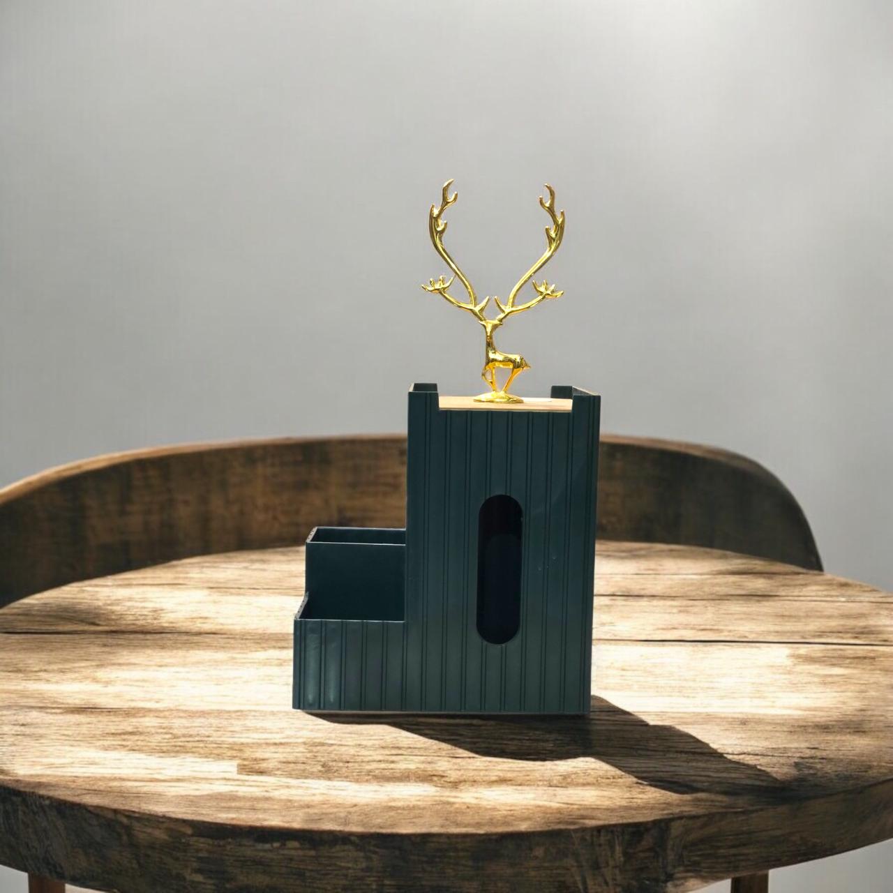 Tissue box with Ash tray