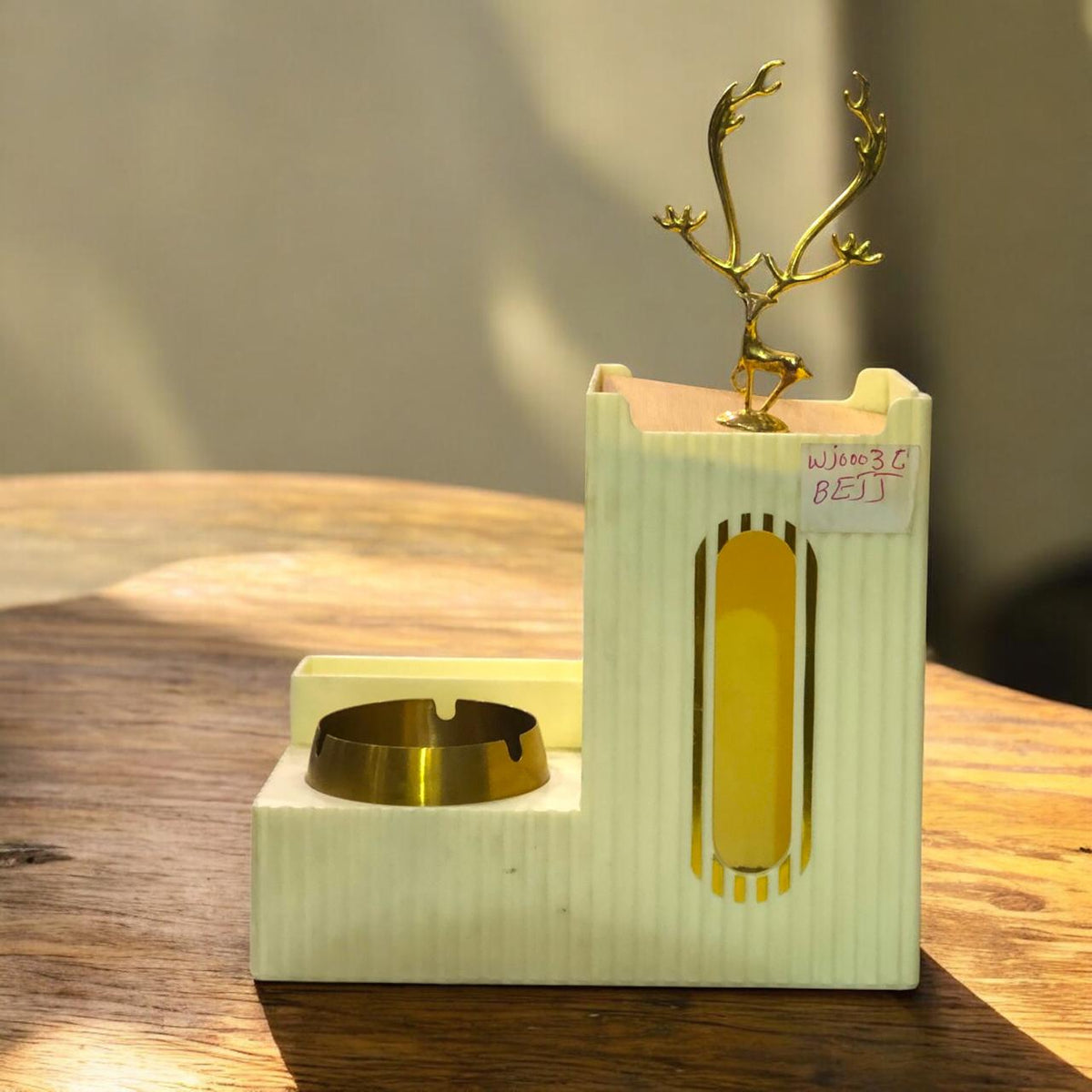 Tissue box with Ash tray