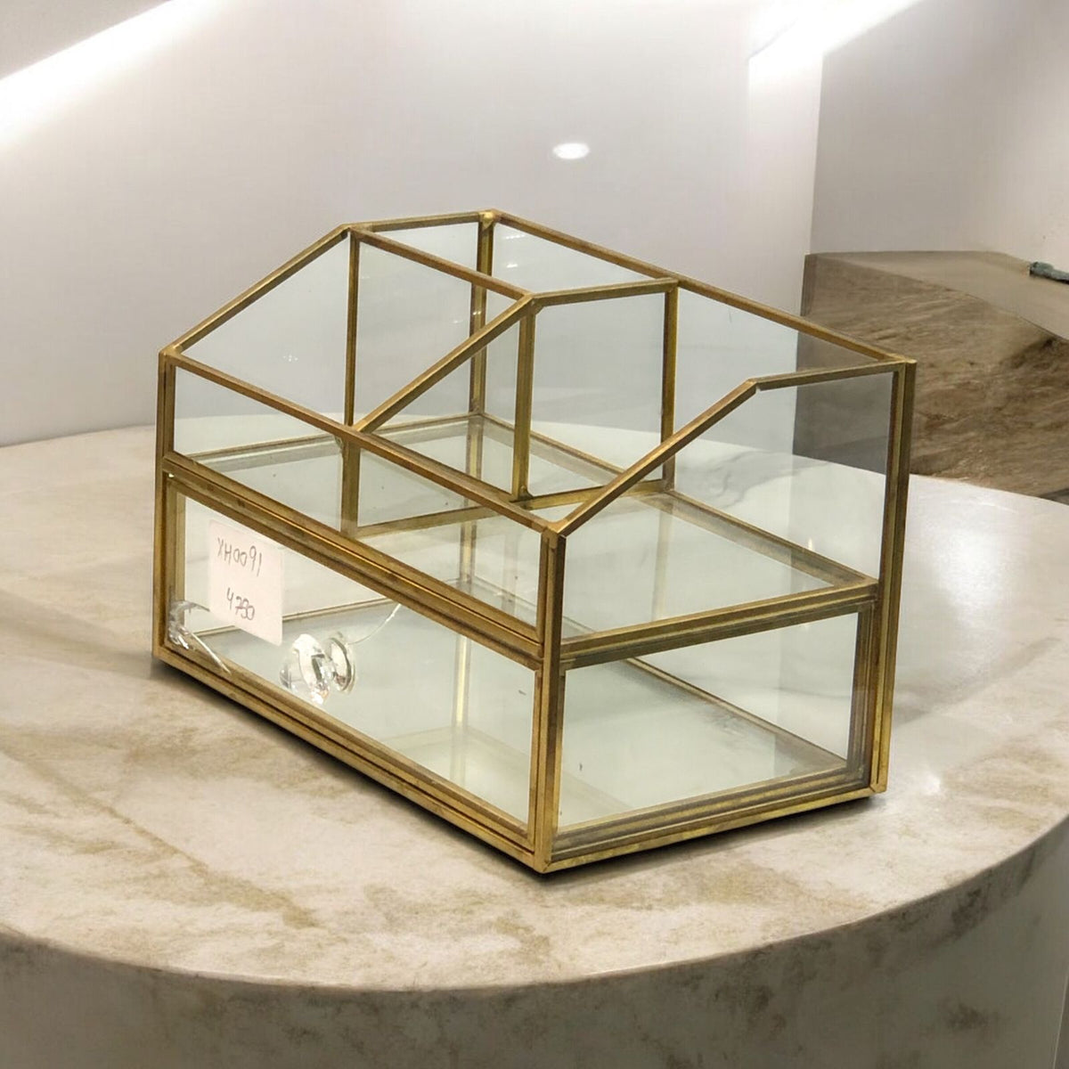 Glass Jewellery Box: