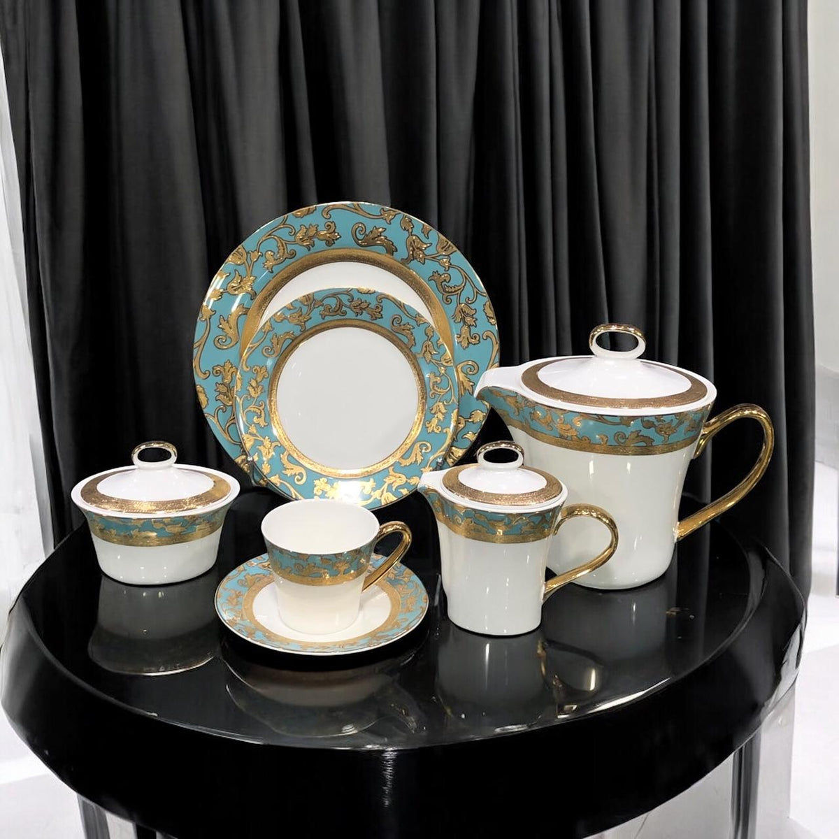 Shabita gold plated tea set