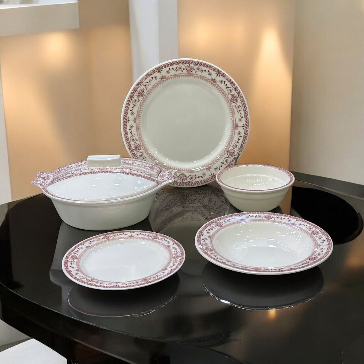 Melamine dinner 64pcs