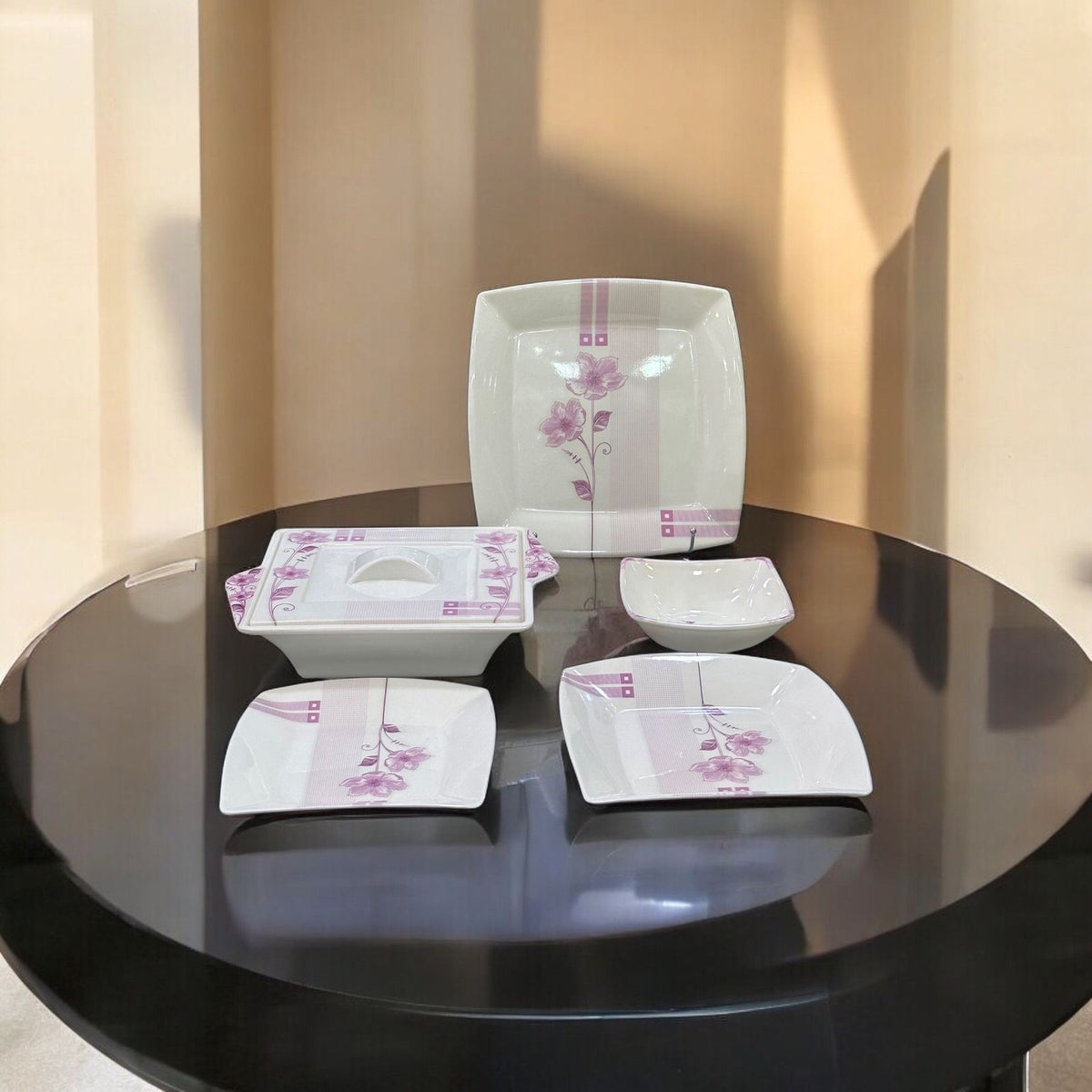 Melamine dinner 64 pcs