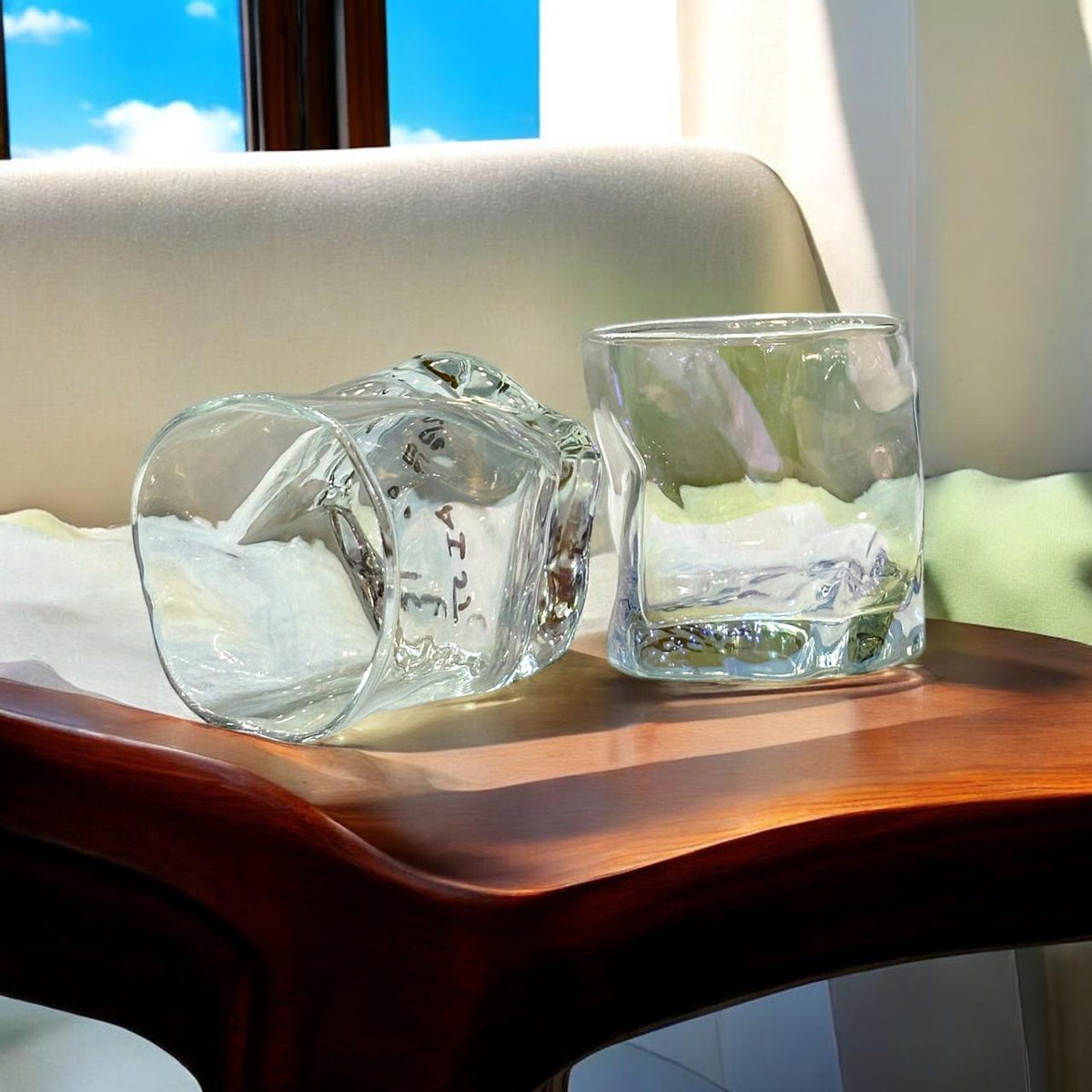 Rainbow Crystal Glasses 6pcs