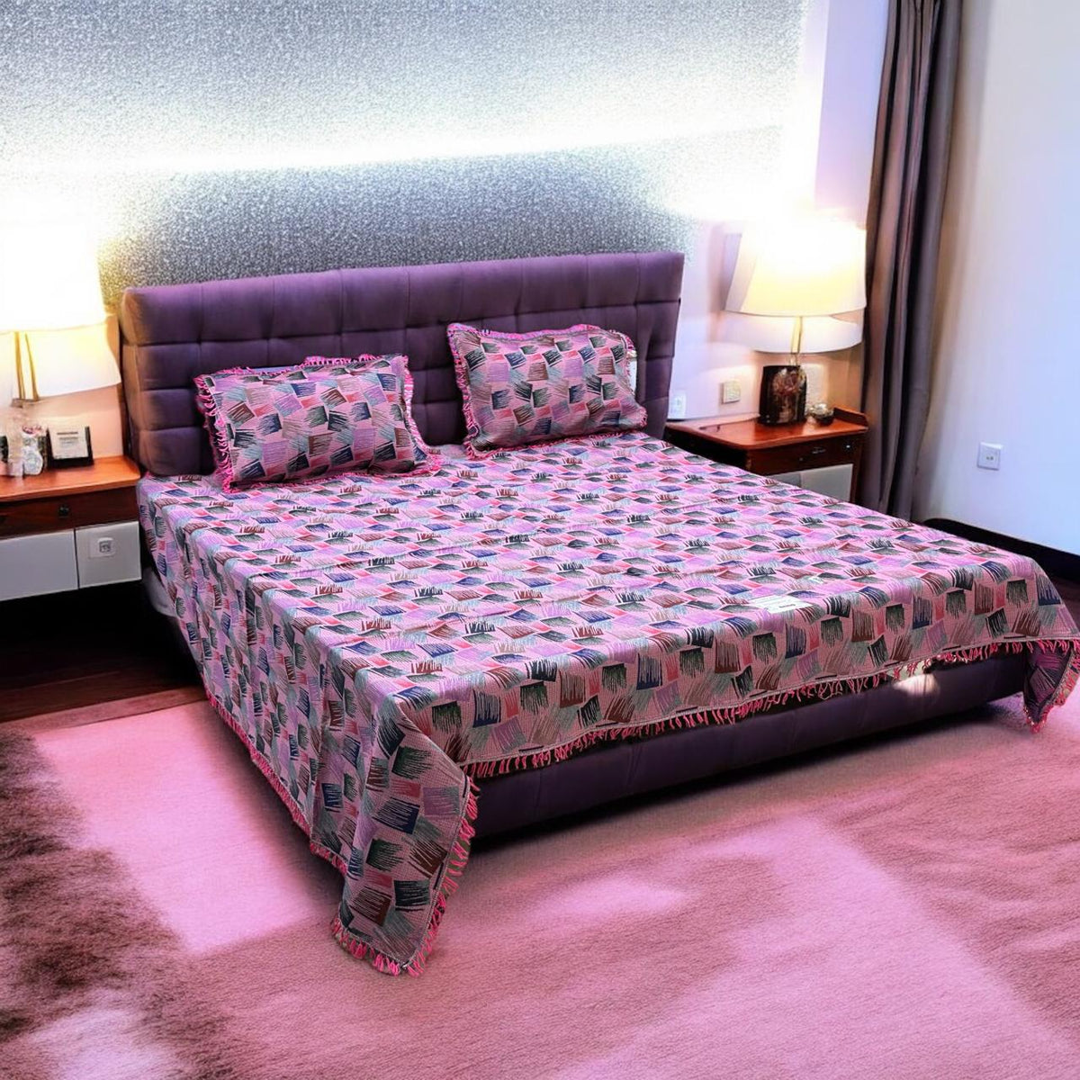Gultex 3-piece king size bed sheet: