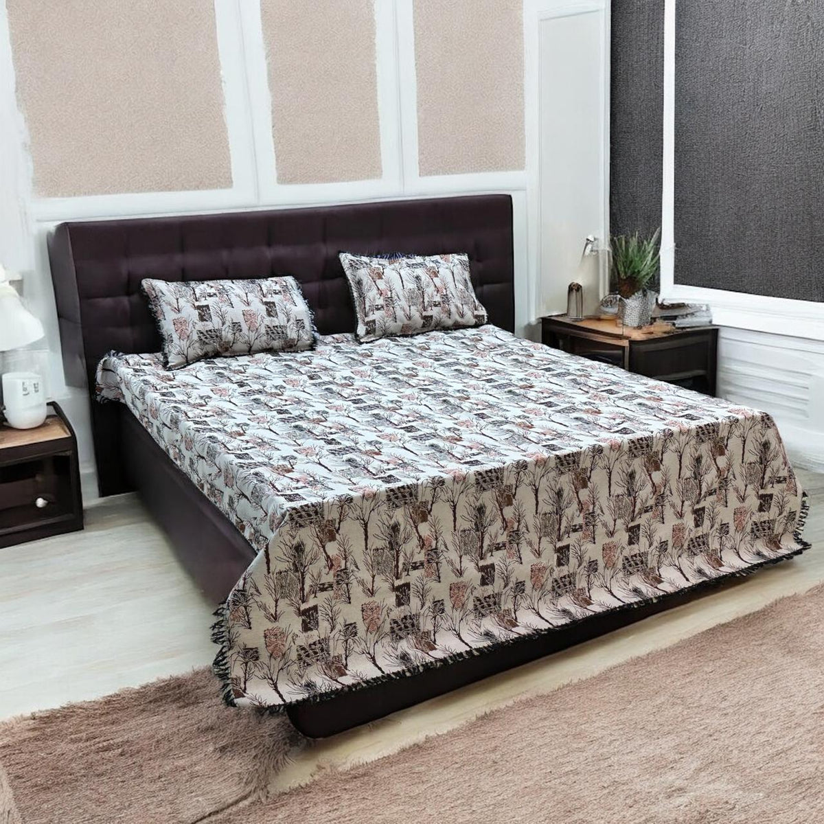 Gultex 3-piece king size bed sheet: