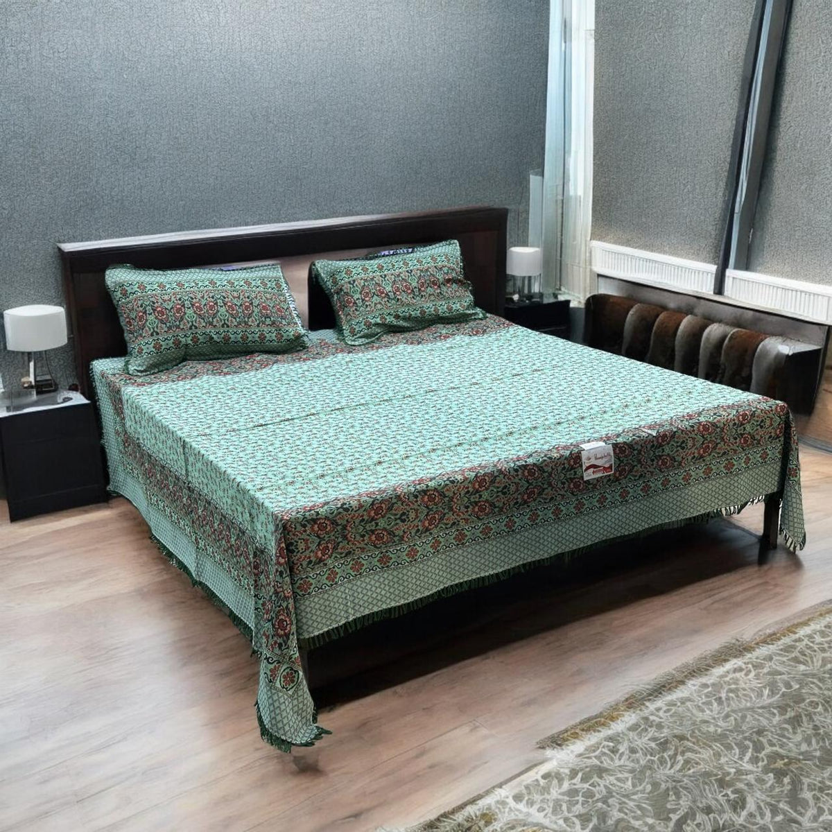 Gultex 3-piece king size bed sheet: