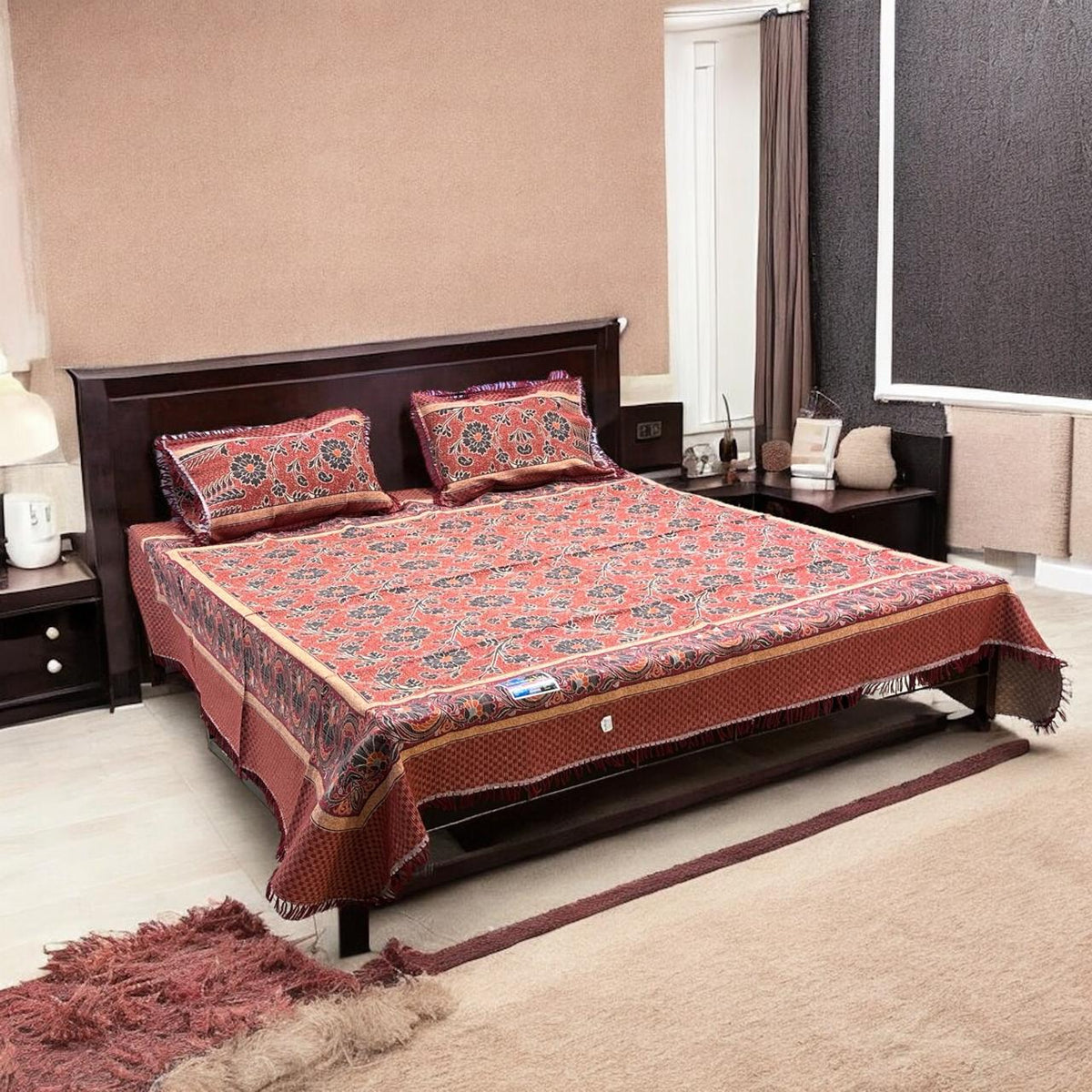Gultex 3-piece king size bed sheet: