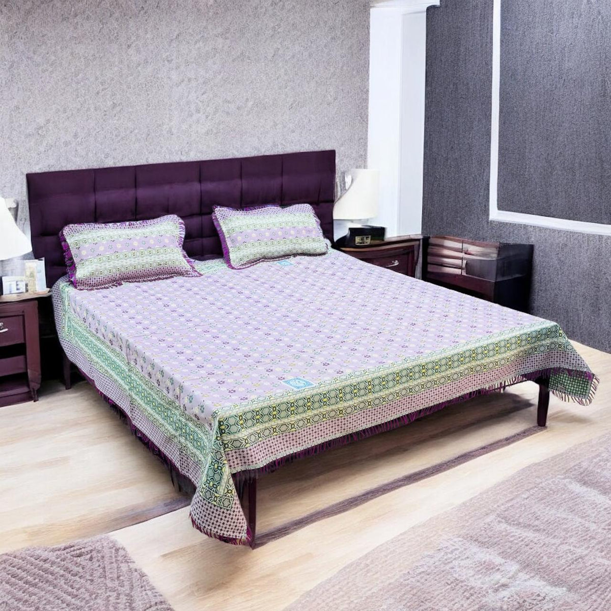 Gultex 3-piece king size bed sheet:
