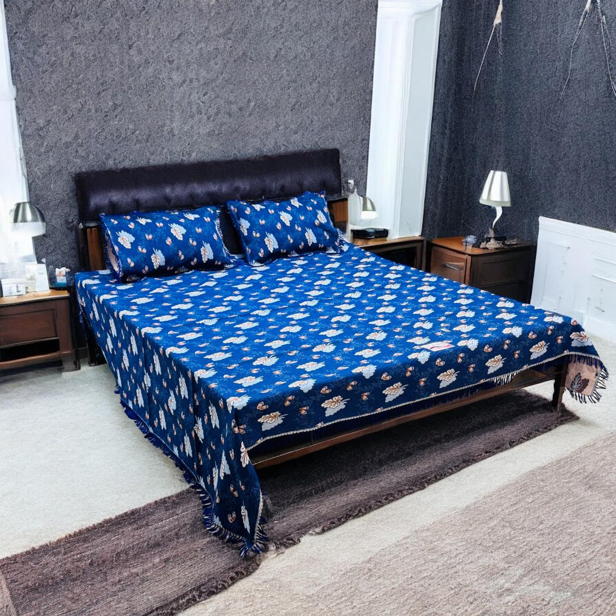 Gultex 3-piece king size bed sheet: