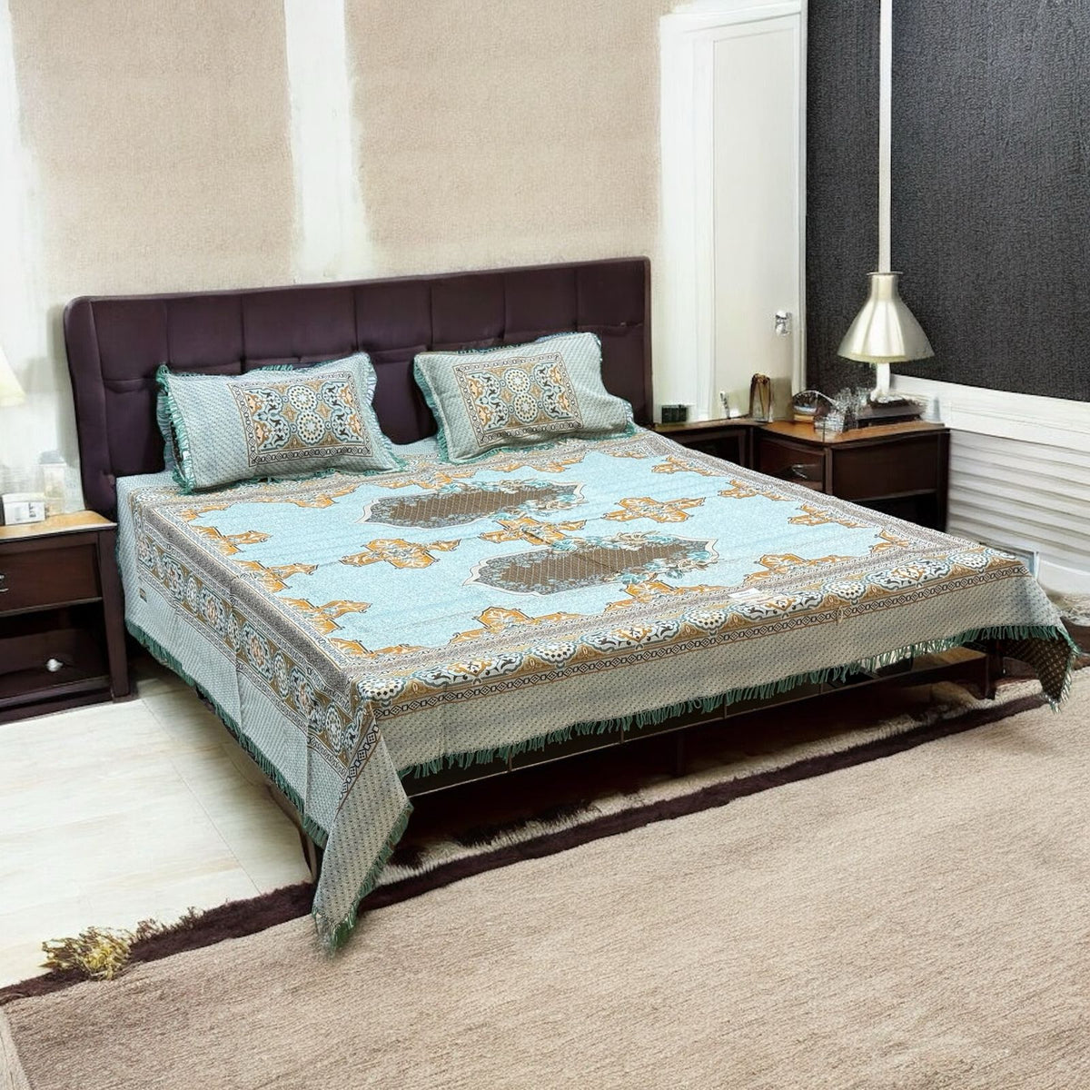 Gultex 3-piece king size bed sheet