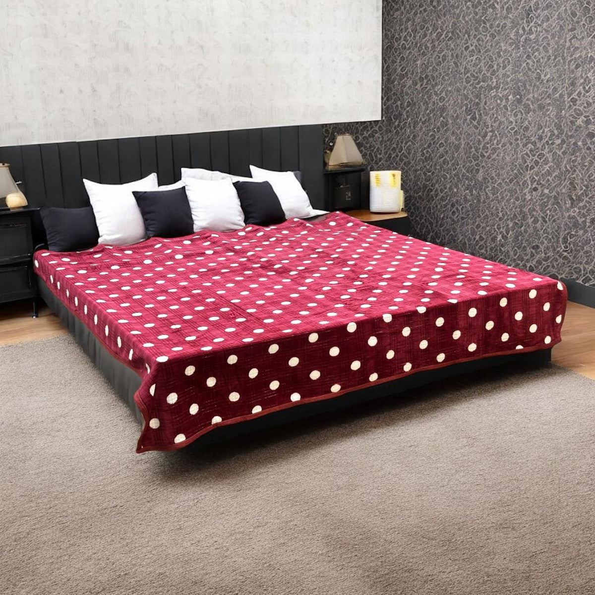 Fleece Double Bed 1 Ply Blanket