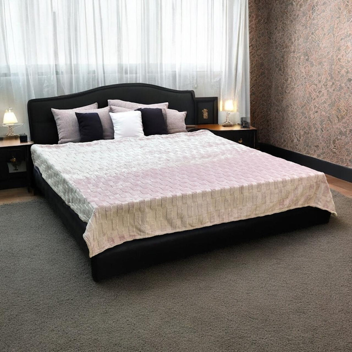 Fleece Double Bed 1 Ply Blanket