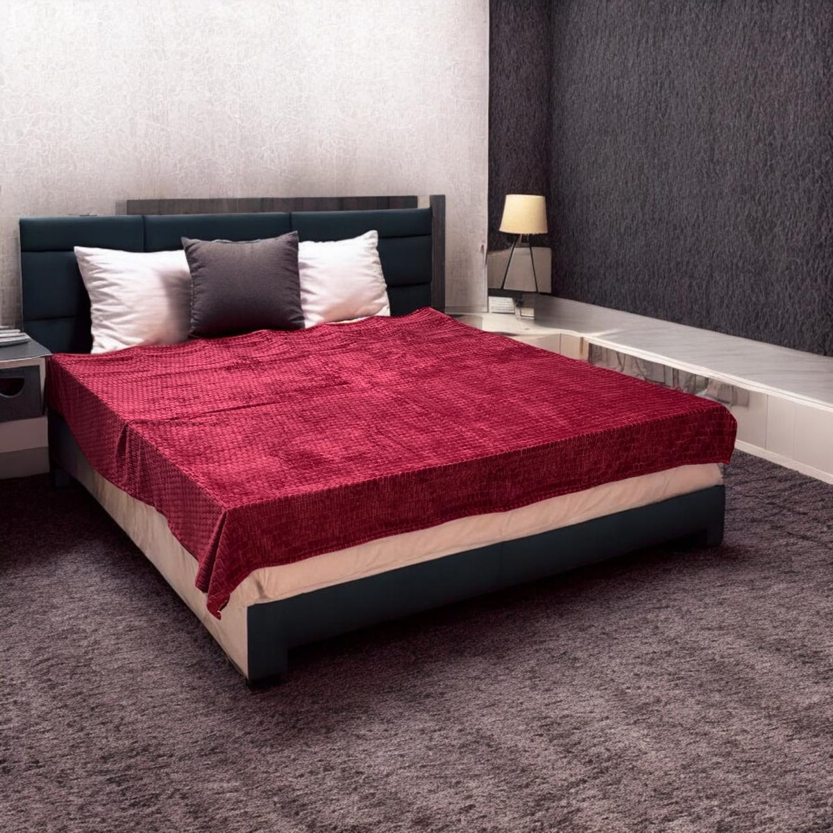 Fleece Double Bed 1 Ply Blanket