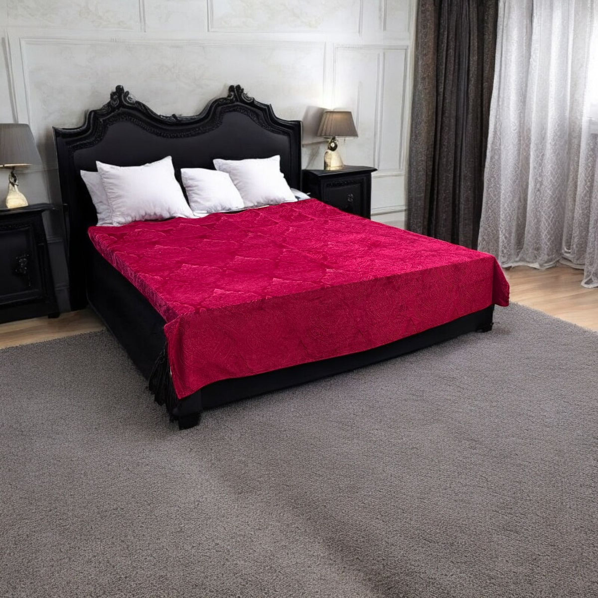 Fleece Double Bed 1 Ply Blanket