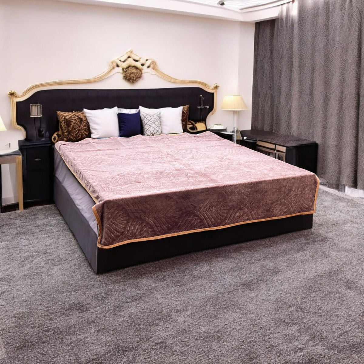 Fleece Double Bed 1 Ply Blanket