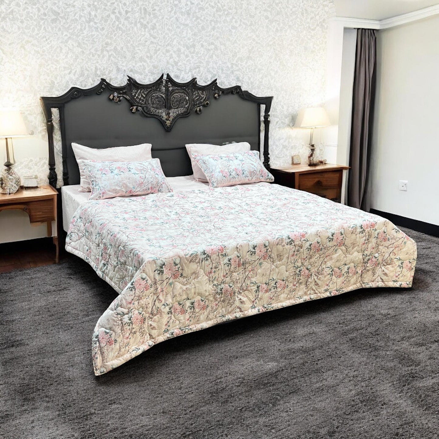 Cotton 6 pcs comforter set