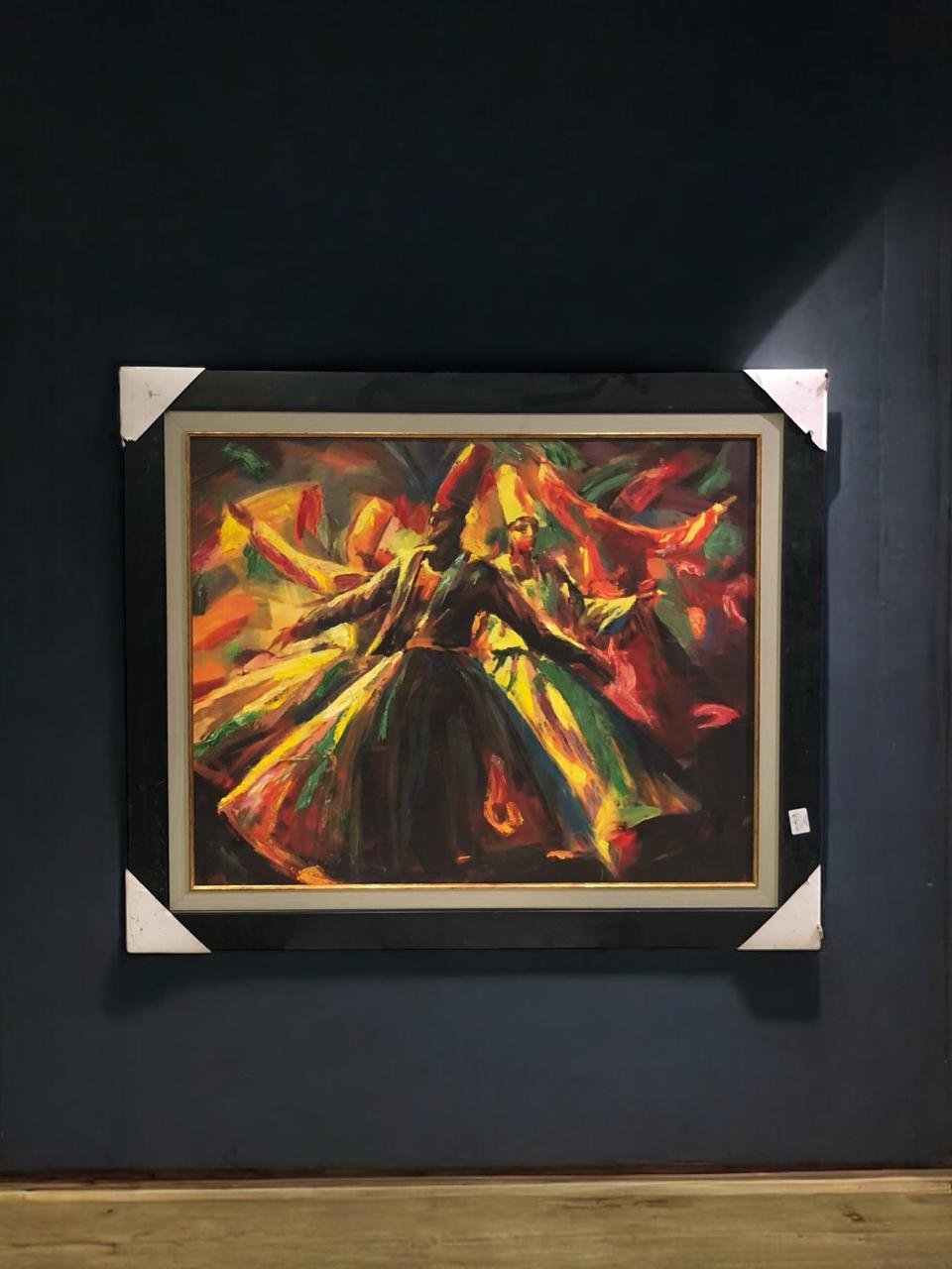 Elegant wall painting, size 28x36 inches.