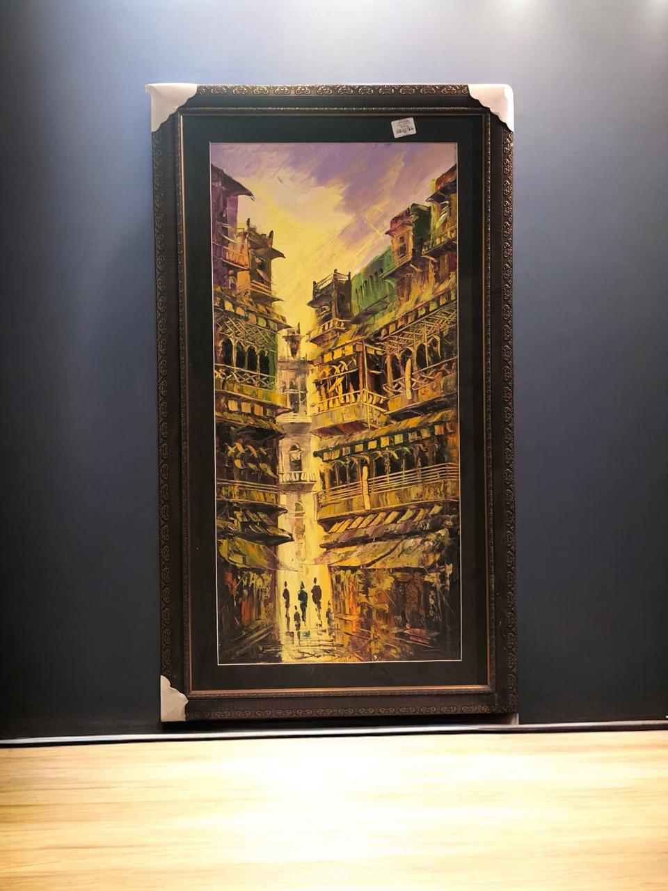 wall painting, size 22x39 inches.