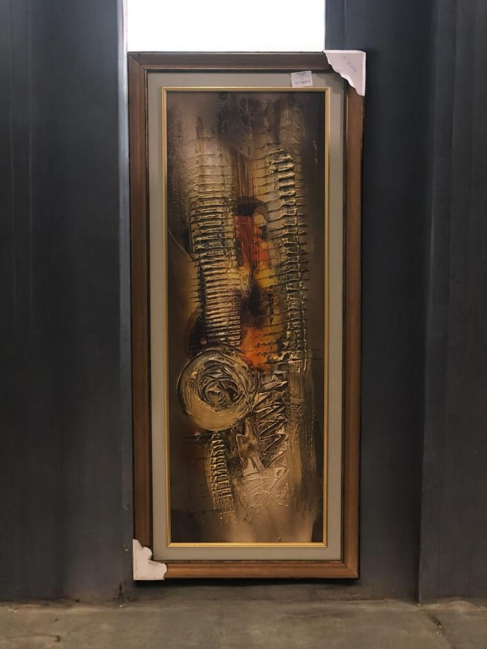 Elegant wall painting, size 14x42 inches.