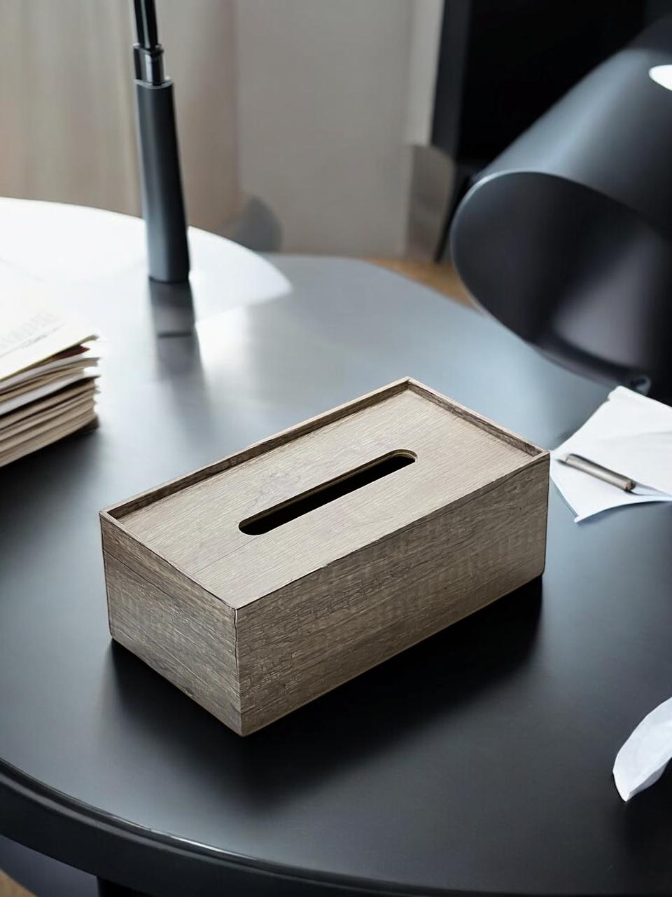 Leather Tissue box (large)