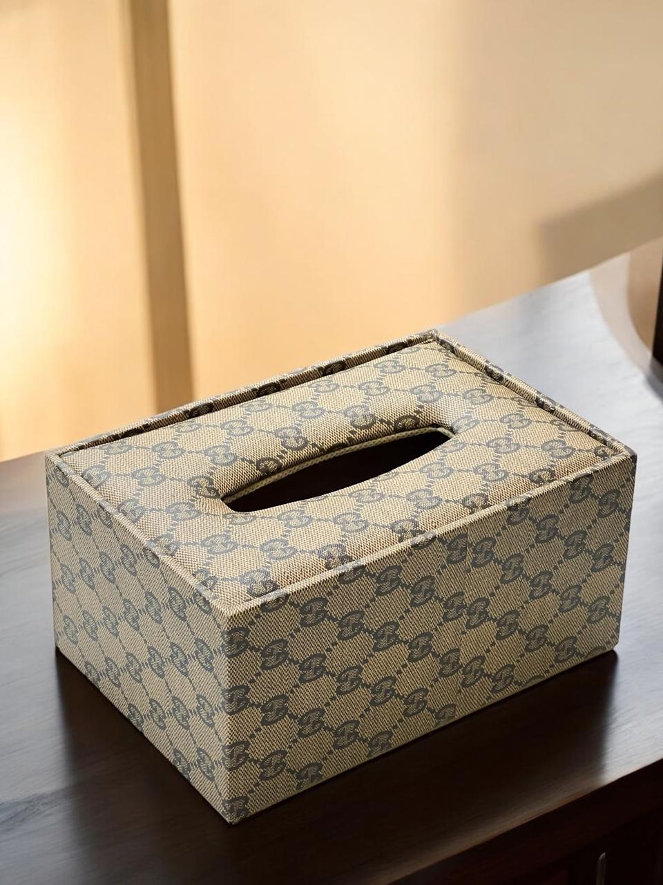 Leather Tissue box (large)