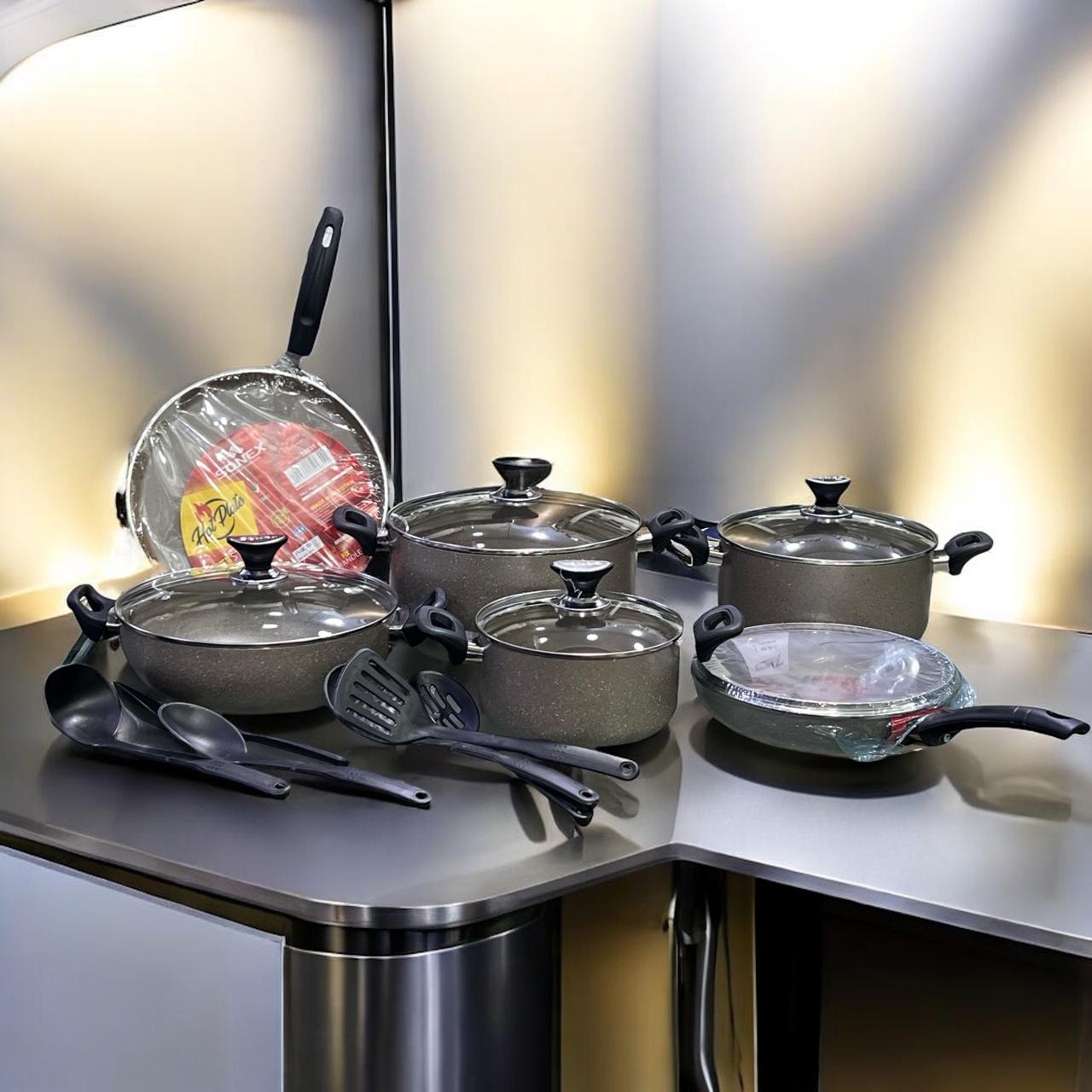 Sonex Victoria 17pcs Non stick cookware set