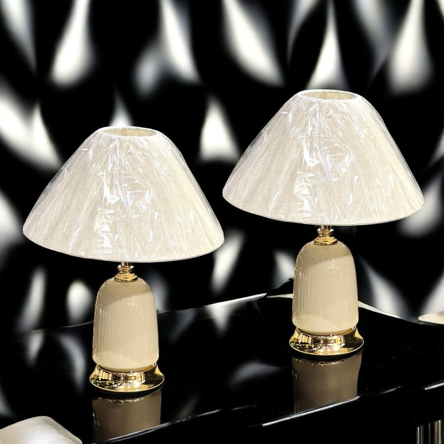 Lamps pair with shade
