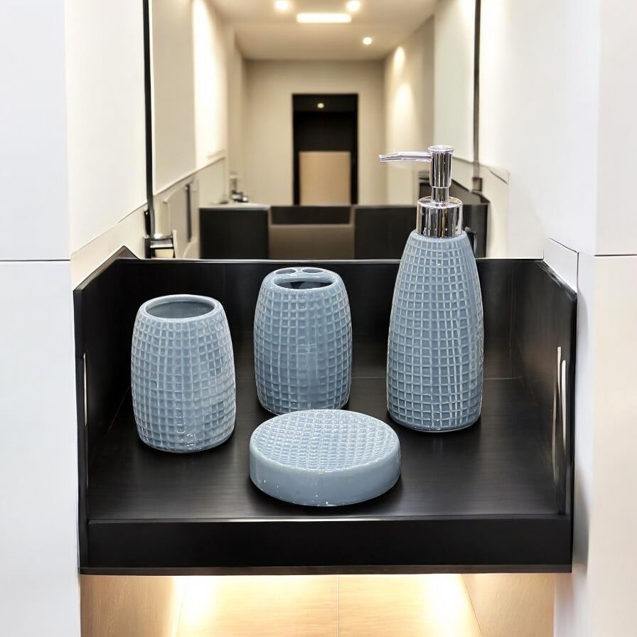 Ceramic Bathroom set 4pc