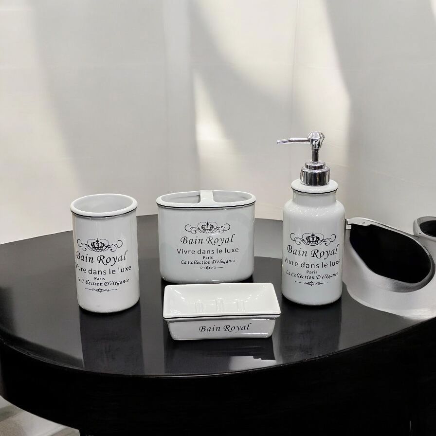 Ceramic Bathroom set 4pc
