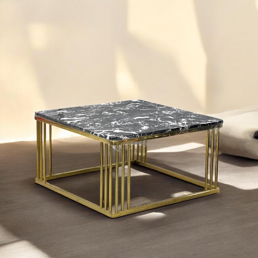 center table with a marble top