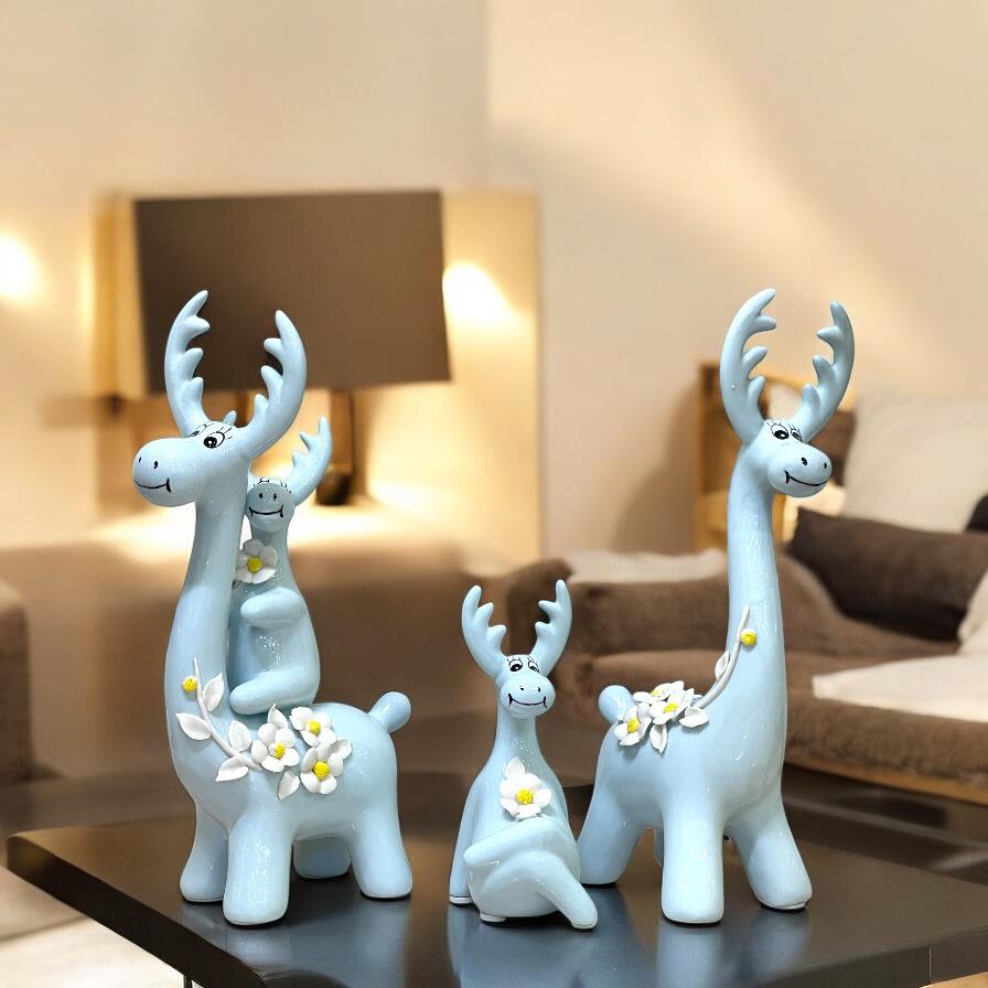 Dragon statue 3pc set