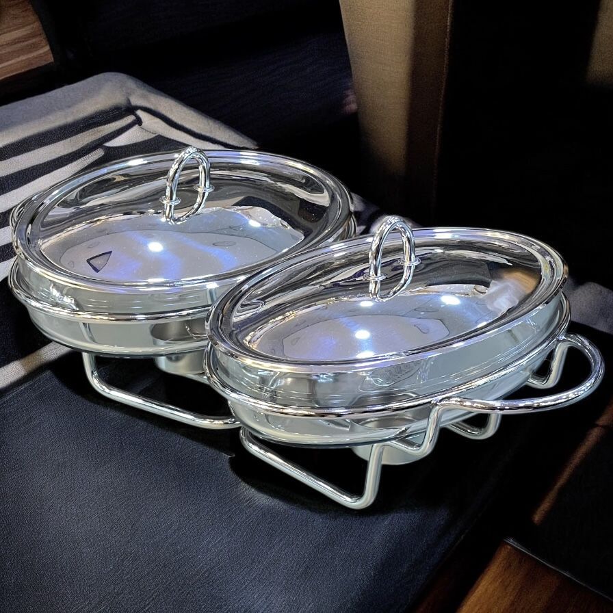 Round Buffet Dish 2pc