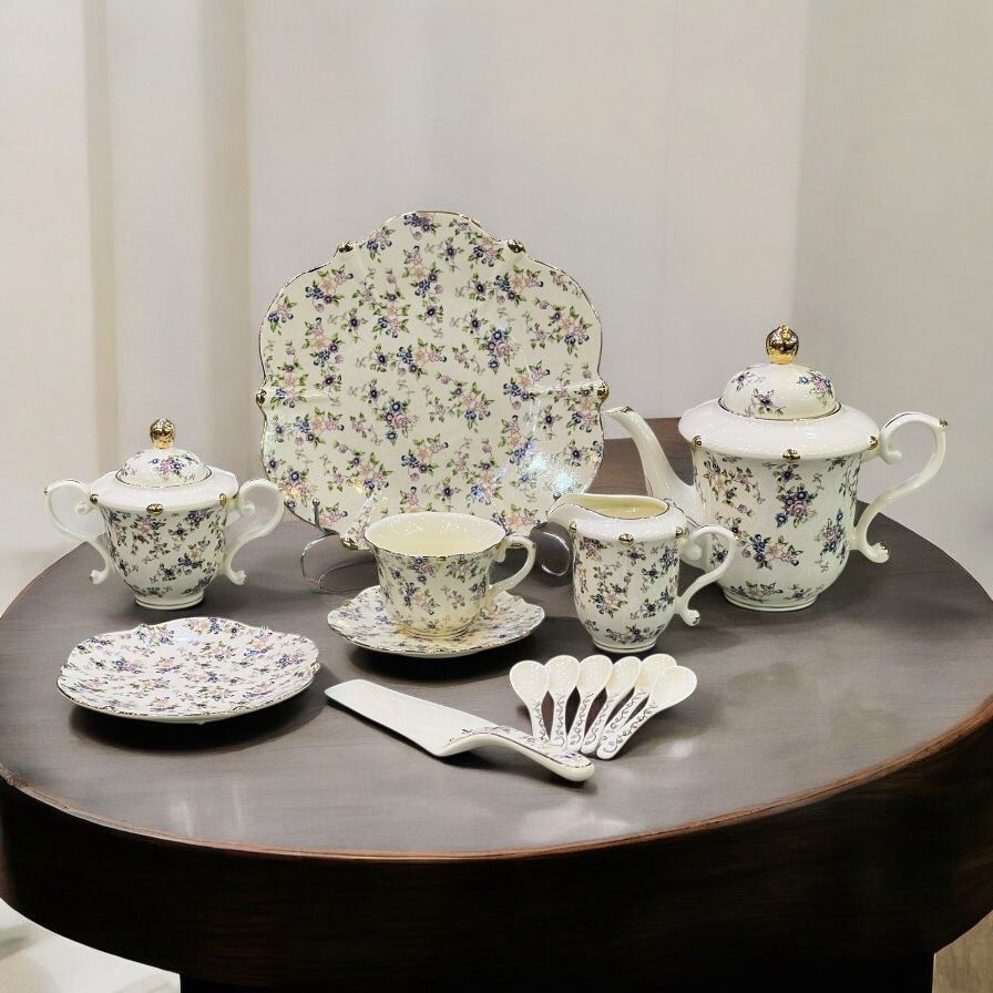 32-Piece Royal Albert Tea Set ? Deluxe Edition