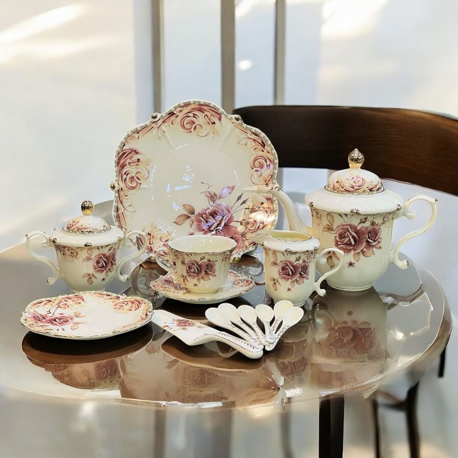 32-Piece Royal Albert Tea Set ? Deluxe Edition