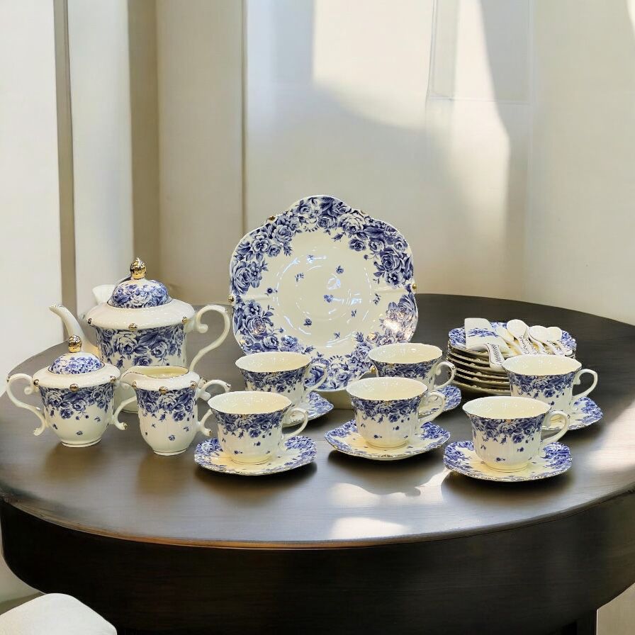 32-Piece Royal Albert Tea Set ? Deluxe Edition