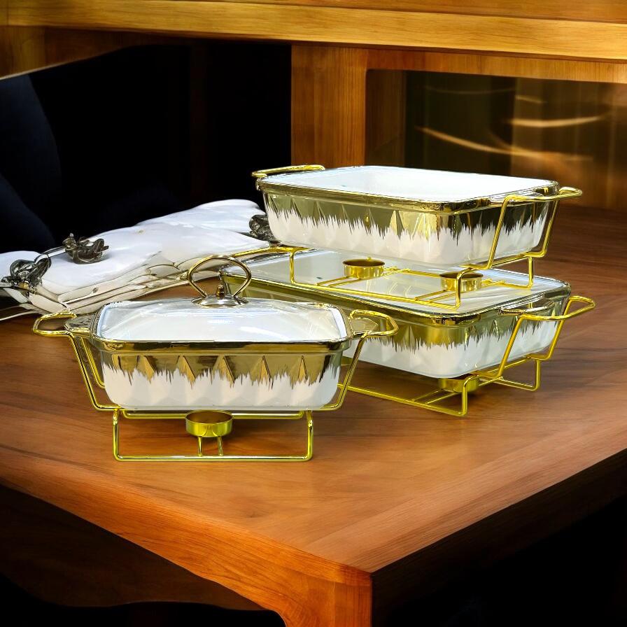 Buffet Dishes 3 Pcs Set