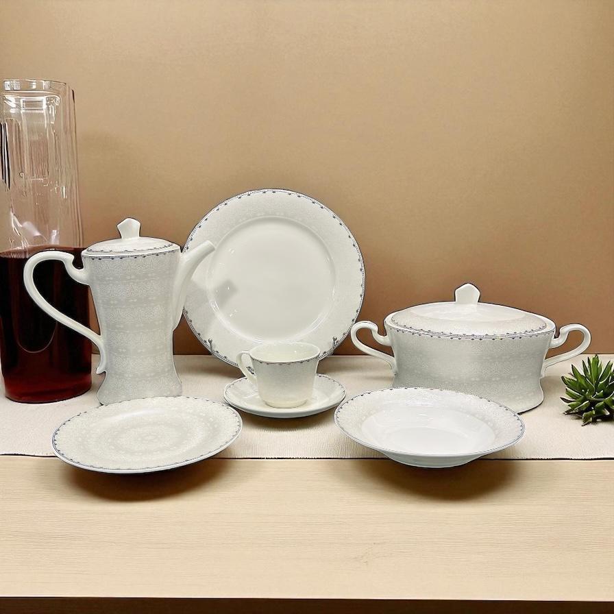 Bone china dinner set 8 serving