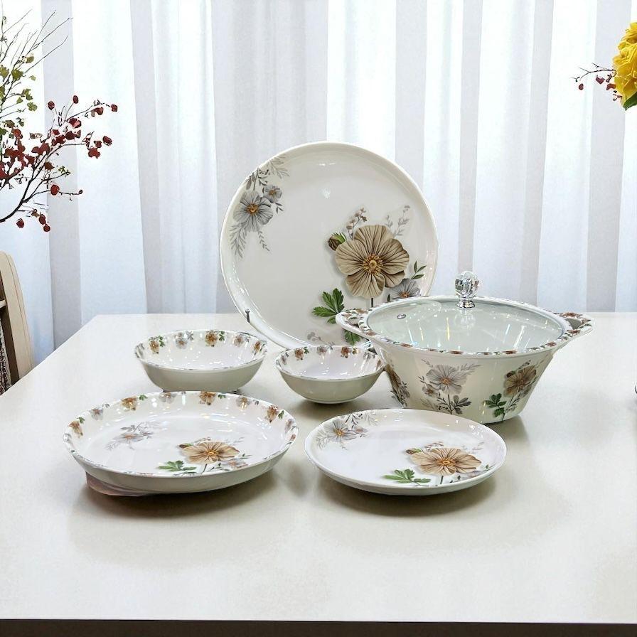 Melamine dinner set 72pcs