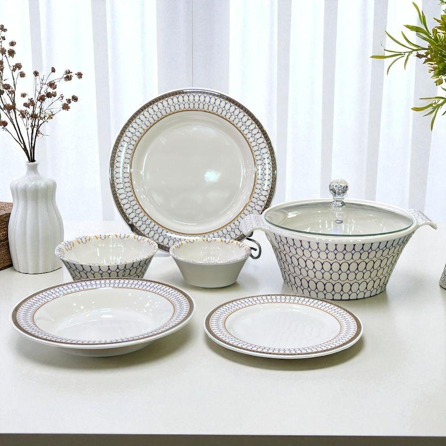 Melamine dinner set 72 pcs