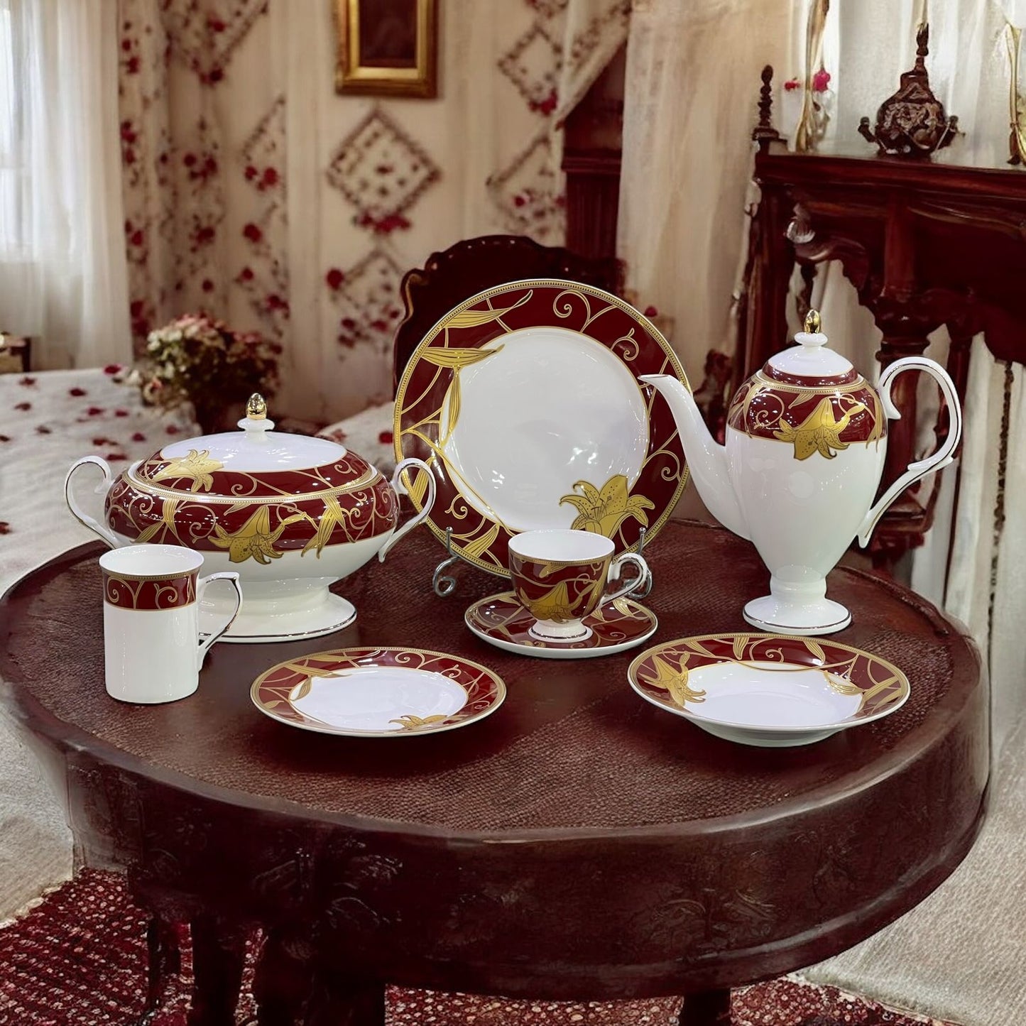 Noritake Dinner Set 8 Servings 71 pcs