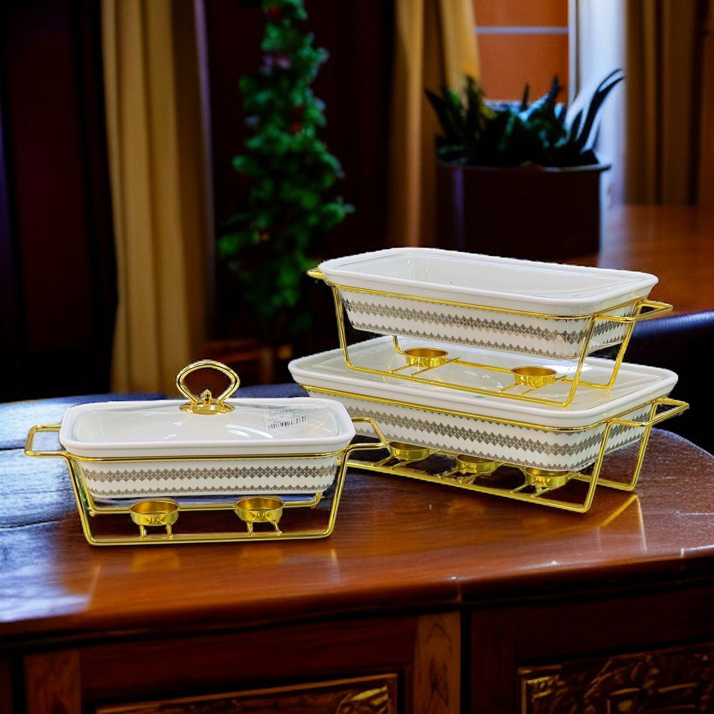 Buffet Dishes 3 pcs set
