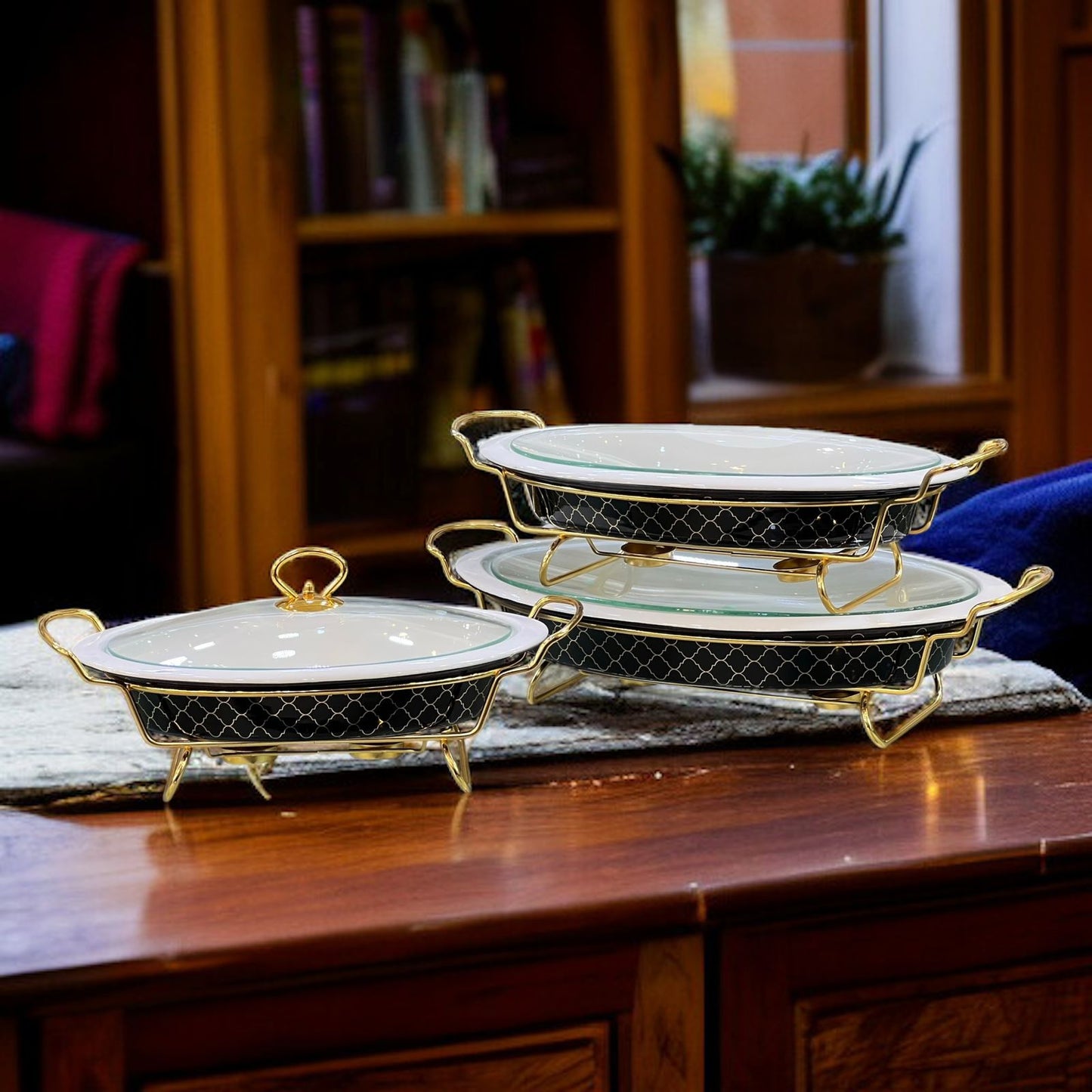 Buffet Dishes 3 pcs set