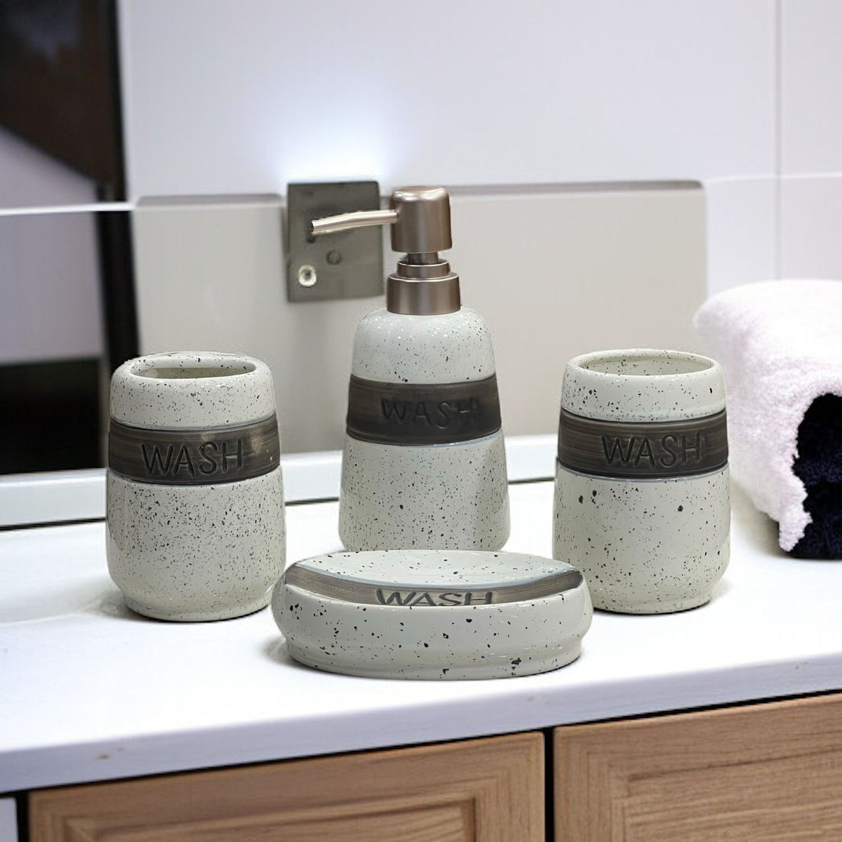 Bathroom Set 4 pc